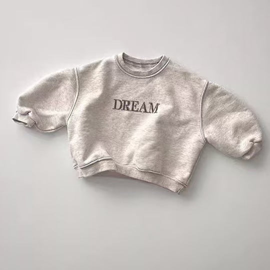 Sweater Suit Long Sleeve Male And Female Baby English