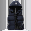 Men's Coat Hooded Thickened Warm Waistcoat Cotton Vest