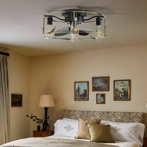 Built-in Ceiling Fan With Light And Remote Control