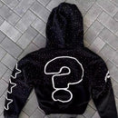 European And American High Street Dark Style Letter Print Hoodie