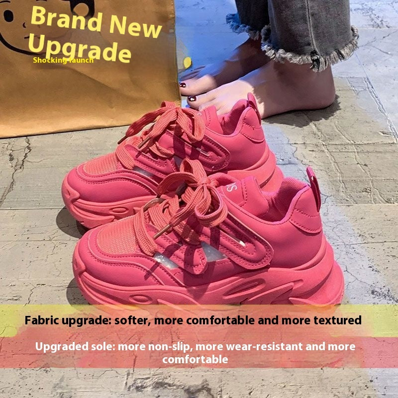 Height Increasing Thick Bottom Women's Sports Casual Shoes