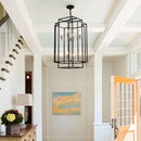 8 Lantern Tiered Chandeliers, Industrial Farmhouse Chandeliers