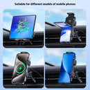 Support de téléphone portable pliable à double ligne avec chargeur sans fil