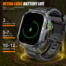 INEYES S320B Sport Modes Smart Watch For Men With LED Flashlight, Women's Smartwatch With Wireless Call, Men's Smartwatches With 2.02-Inch HD Screen