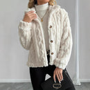 Women's Double-sided Plush Solid Color Short Coat