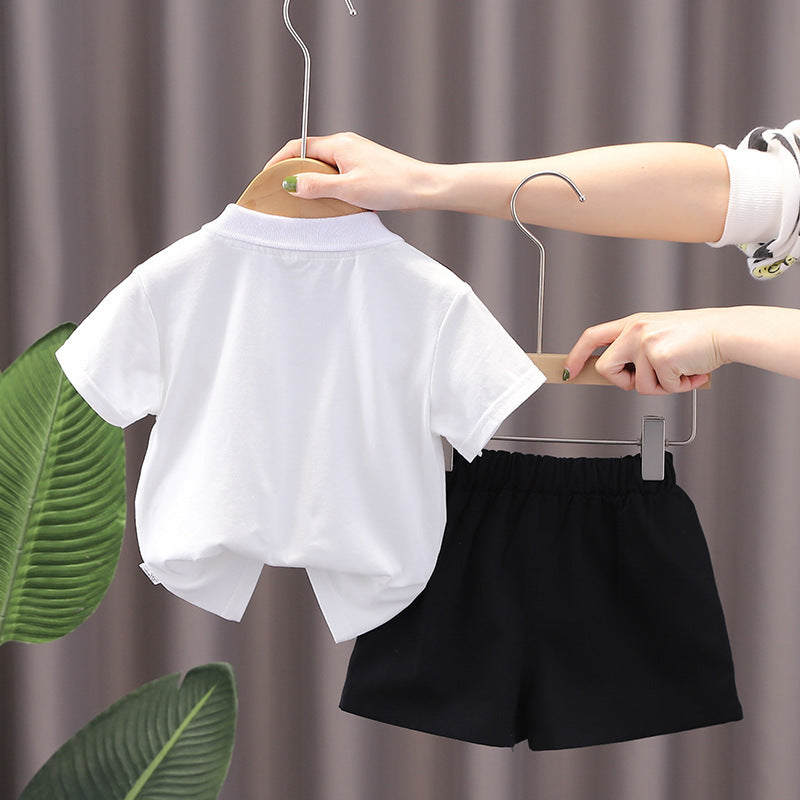 Boys Summer Suit Striped Sports