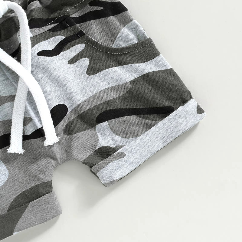 Boys' Hooded Vest T-shirt Suit