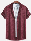 Chemise ample à imprimé tendance pour homme