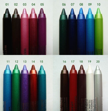 Wine Red Green Blue Purple Silver  Eyeliner Eye And Eye Multi-use Eye Shadow Lipstick Eyebrow Pencil