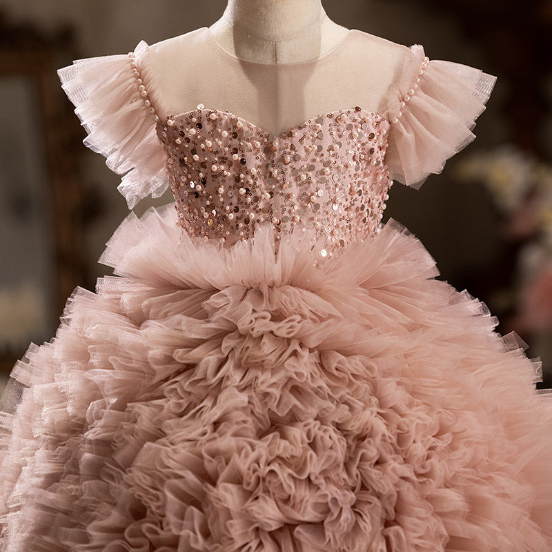 New Host Pettiskirt Birthday Costume For Piano Performance