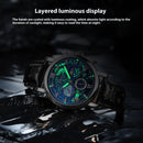 Multifunctional Luminous Moon Phase Calendar Watch