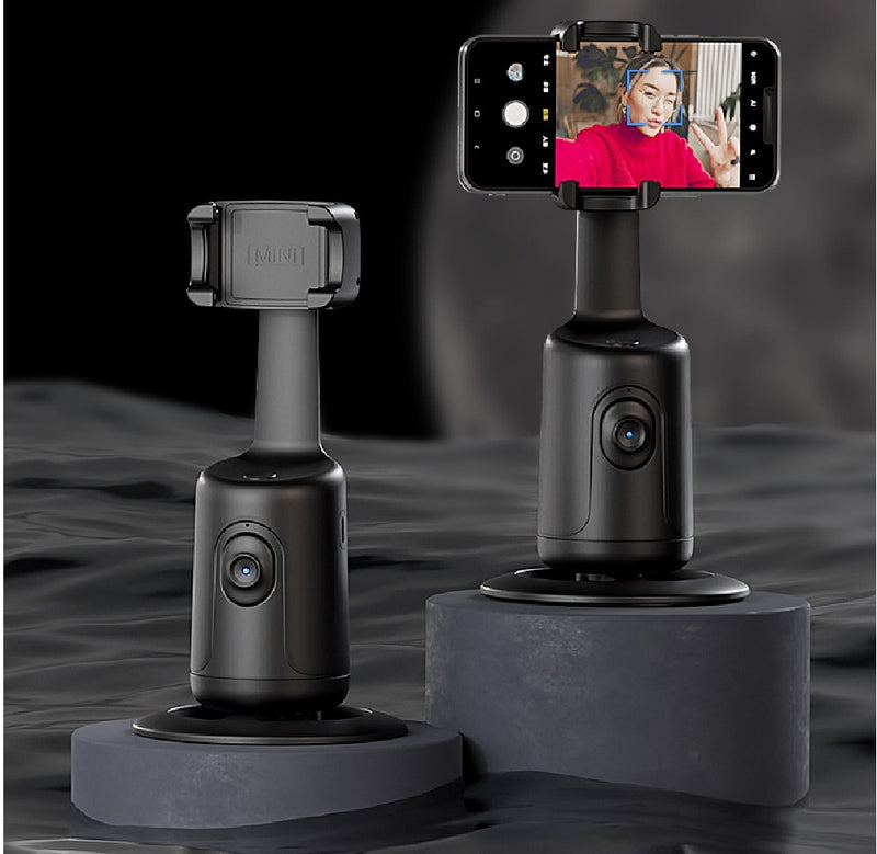 Cardan intelligent à 360° avec suivi automatique du visage, support de téléphone intelligent pour smartphone, vidéo, vlog, stabilisateur en direct, trépied