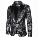 Men's Bronzing Printed Suit Jacket Fashion