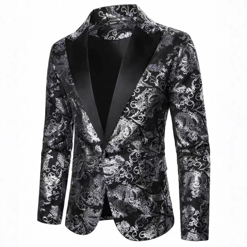 Men's Bronzing Printed Suit Jacket Fashion