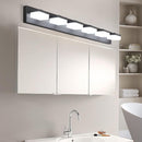 Modern 6 Lights Black LED Makeup Mirror Fixtures For Bathroom And Vanity Unavailable Platforms- Temu