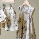 Sister-brother Clothes Dress Western Style Temperament Short Sleeve Shirt