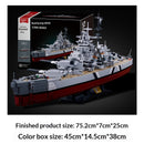 Battleship Bismarck Aircraft Carrier Children's Educational Assembly Toy