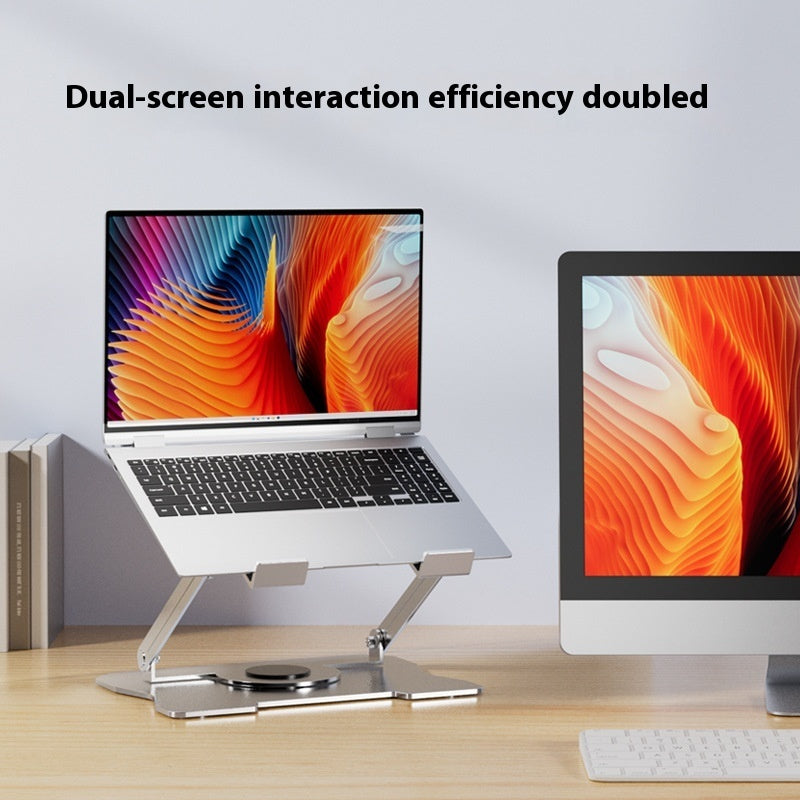 Solid Color Notebook Rotatable Alloy Bracket