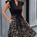 Summer Loose Casual Women's Butterfly Sleeve Dress