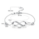 Sterling Silver  8 Bracelet Bracelet Female Silver Jewelry