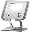 Support de bureau pliable rotatif à 360 degrés en alliage d'aluminium