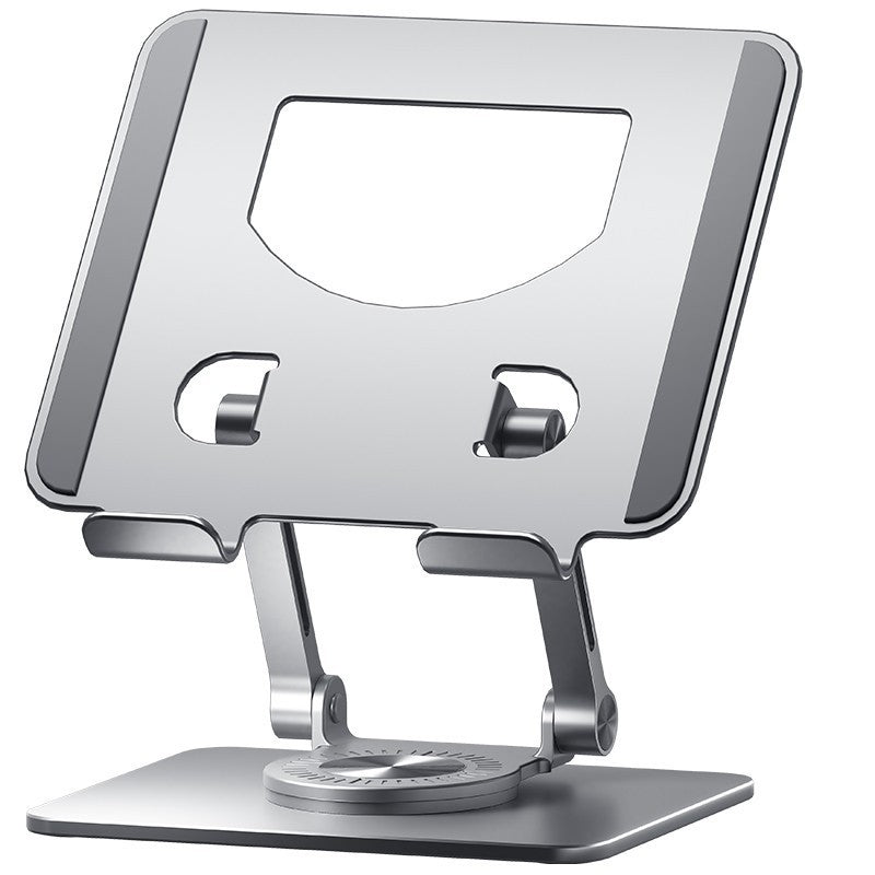 Support de bureau pliable rotatif à 360 degrés en alliage d'aluminium