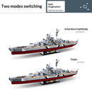 Battleship Bismarck Aircraft Carrier Children's Educational Assembly Toy