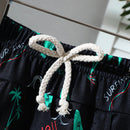 Cute Casual Sports Wind Beach Style Embroidery T-shirt Shorts Set