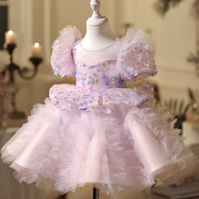 New Girls' Dress Birthday Puff Gauze Skirt Summer