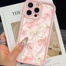 New All-inclusive Silk Bow Phone Case Ladder