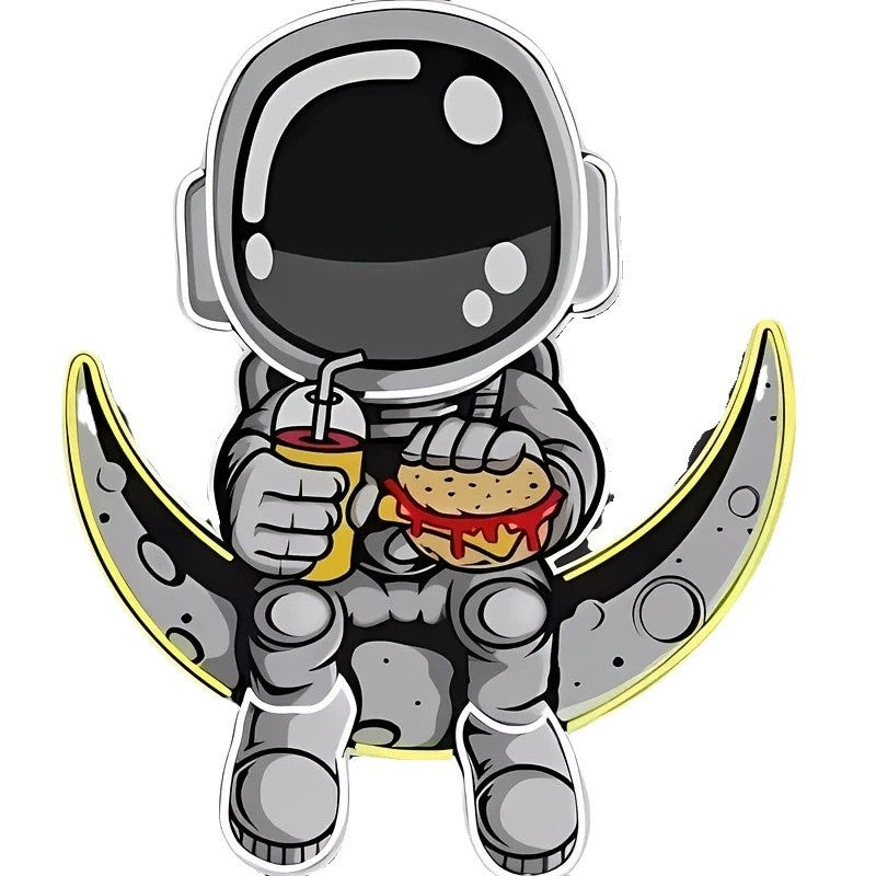 Astronaut Lamp Wall Mounted Ed Neon Light