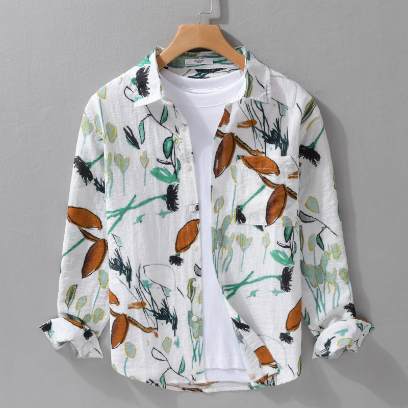 Chemise homme simple, décontractée et polyvalente