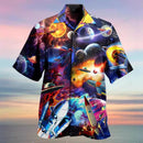 Chemise décontractée d'été pour homme à motif bus tendance