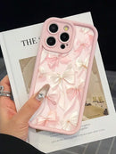 New All-inclusive Silk Bow Phone Case Ladder
