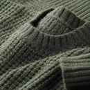 Verdickter, warm haltender innerer Match-Pullover