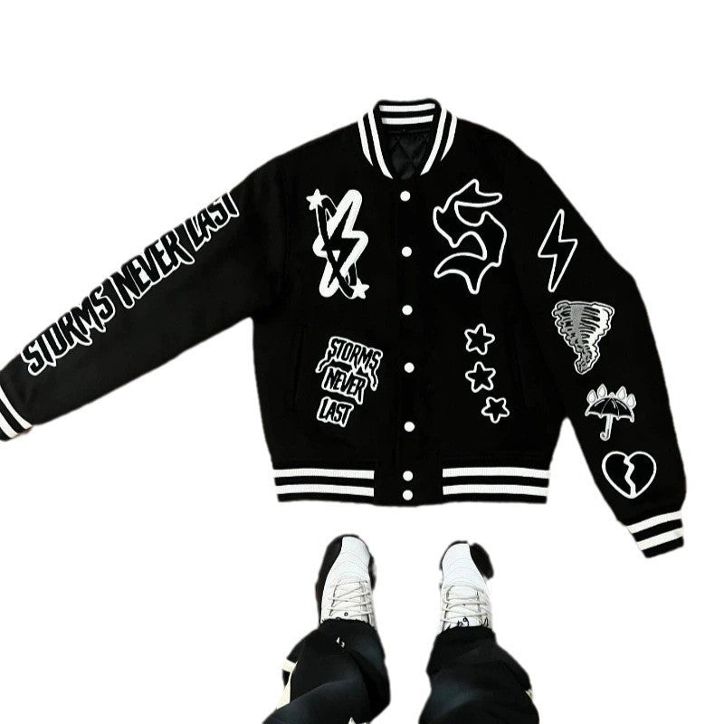 High Street Hip Hop Lose Jacke Mantel