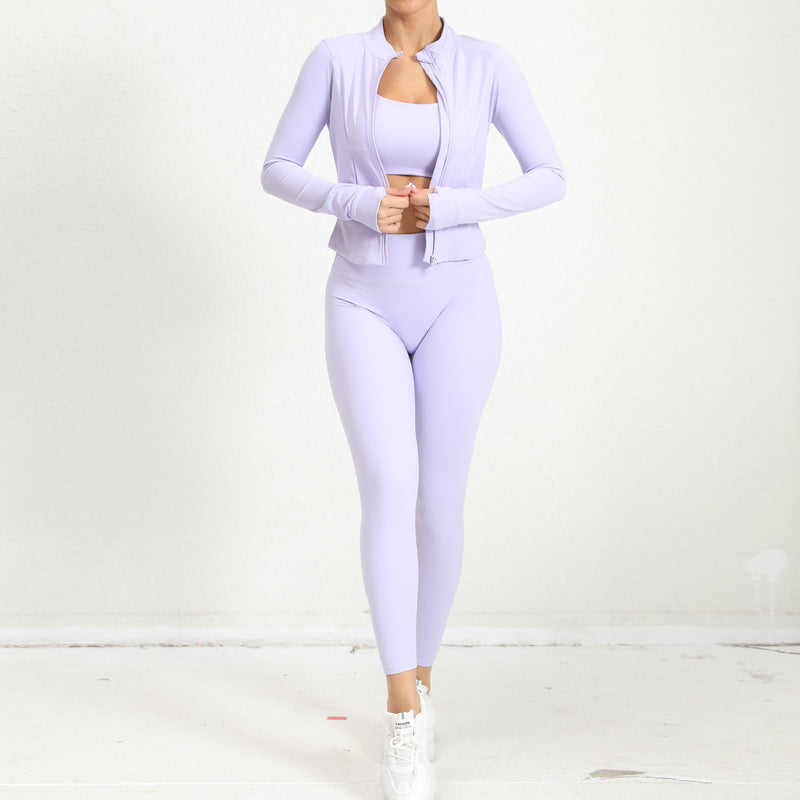 Outdoor-Sport Skinny Yoga Kleidung Anzug Nude Feel