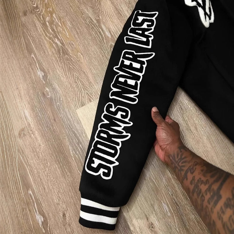 High Street Hip Hop Lose Jacke Mantel