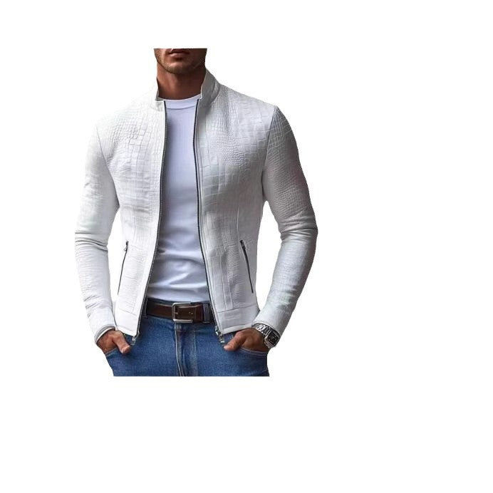 Herren Stehkragen Business Casual Jacke Top