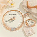 Women's Affordable Luxury Fashion Alloy Jewelry Set