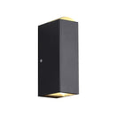 Applique murale artistique d'extérieur étanche à double tête, éclairage d'extérieur, pour portail, lèche-mur, projecteur, escalier