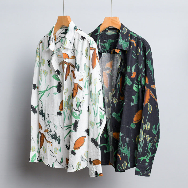 Chemise homme simple, décontractée et polyvalente