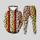 Herren 3D Digitaldruck Lose Pullover Pullover Hosenanzug