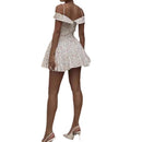 Summer New Floral French Court Sweet Spaghetti-strap Dress