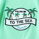 Cute Casual Sports Wind Beach Style Embroidery T-shirt Shorts Set