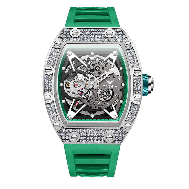 Fully-jewelled Automatic Mechanical Watch Men