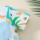 Fashion New Boy Cartoon Dinosaur Printing Suit