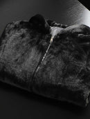 Winter New Men's Hooded Light Business Marten Overcoats Coat