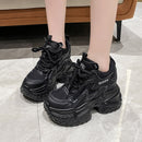 Mesh Breathable Platform Sports Casual Daddy Shoes