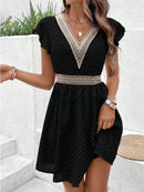 Personality Female Summer Ice Silk Dress